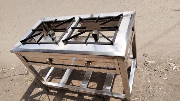 Stainless Two Burner Gas Grill Jikos - thumbnail 12