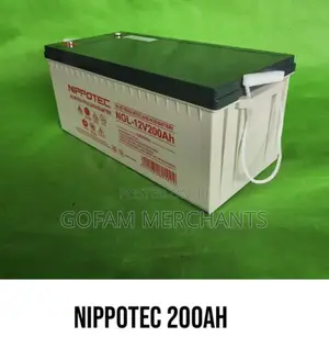 Nippotec 200ah Deep Cycle Lead Acid Solar Battery