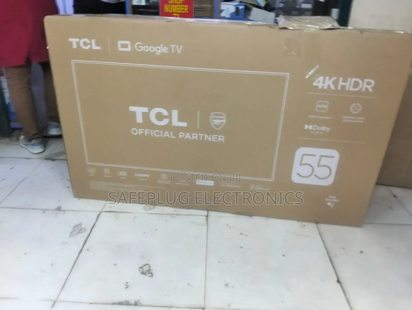TCL 55'' Qled Uhd Smart Tv | Perfect for Movies Gaming | Warranty!"