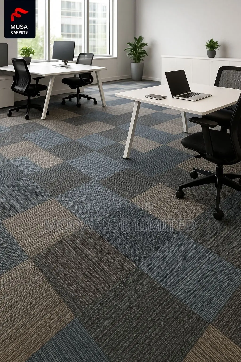Quality Carpet Tiles for High Traffic Areas – Modaflor Kenya