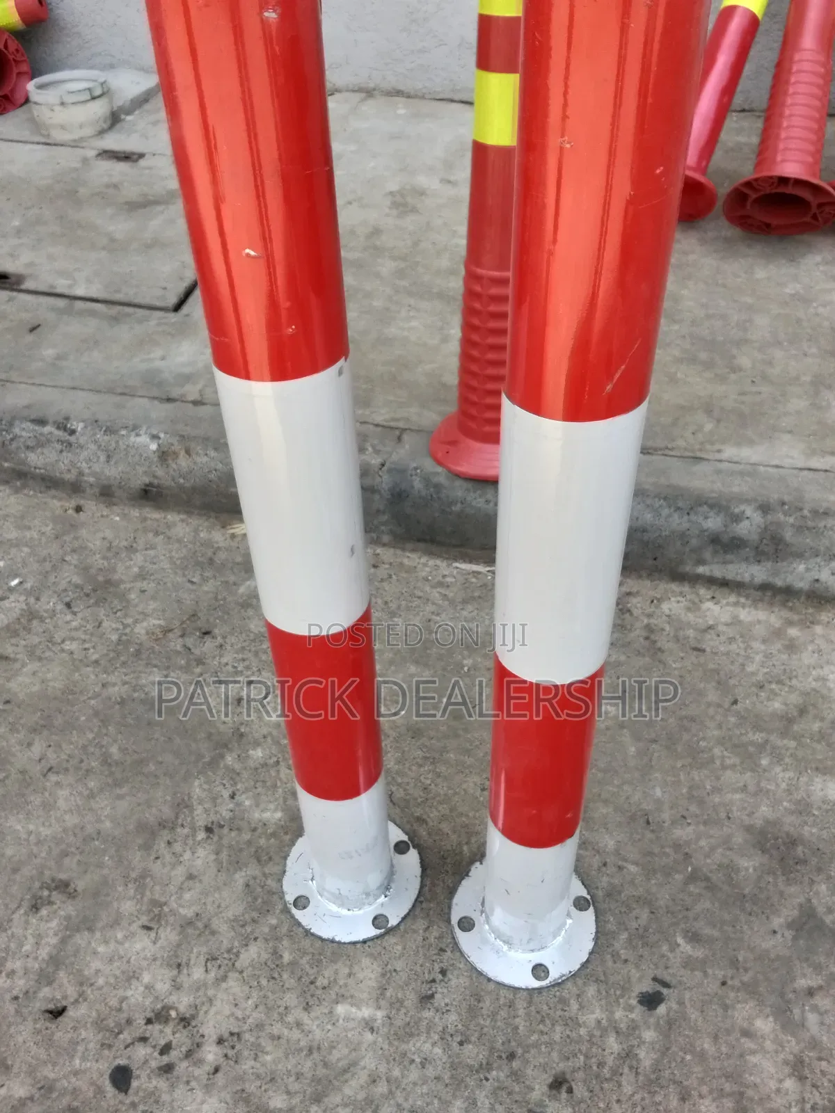 Metal Warning Post