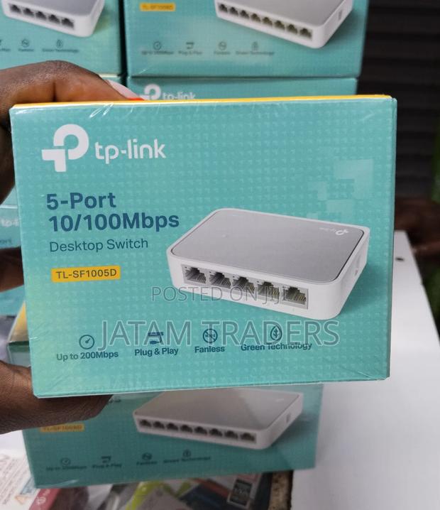 5 Ports Tp Link Network Switch 100mbps