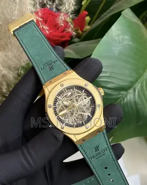 1st Quality Automatic Leather Suede Hublot for Gents