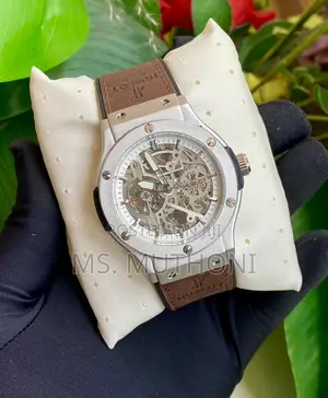 1st Quality Automatic Leather Suede Hublot for Gents