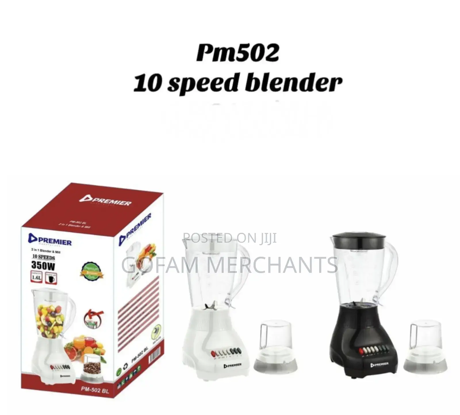 Premier 10 Speed 2in1 Blender Pm 502