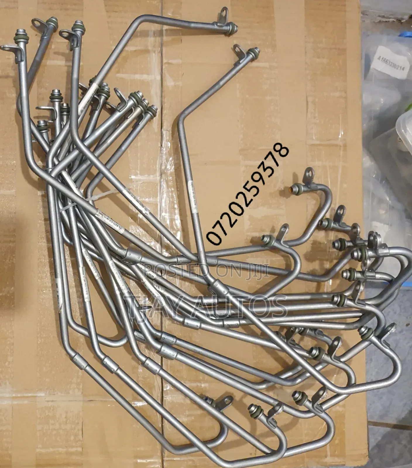 Mercedes Benz Turbocharger Oil Line Pipe / Oil Feed Line A