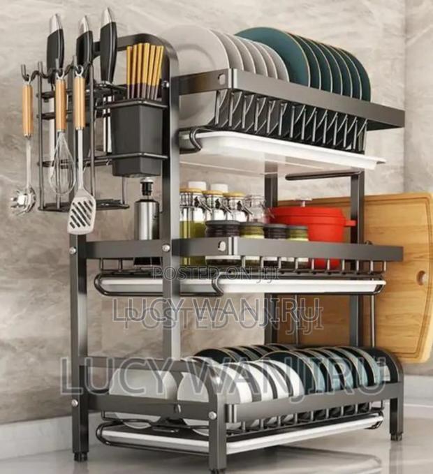 3 Tire Carbon Dish Rack/ Dish Rack