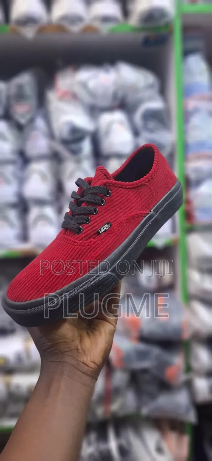 Corduroy Colored Guilted Off the Wall Vans Shoes
