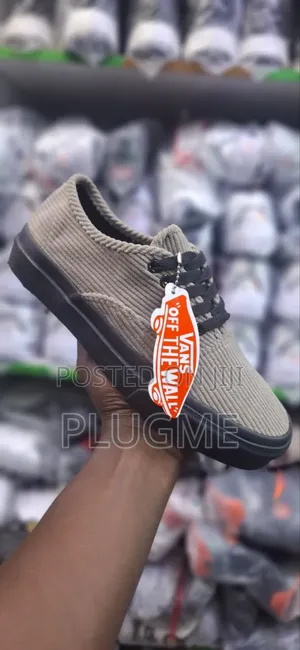 Corduroy Colored Guilted Off the Wall Vans Shoes