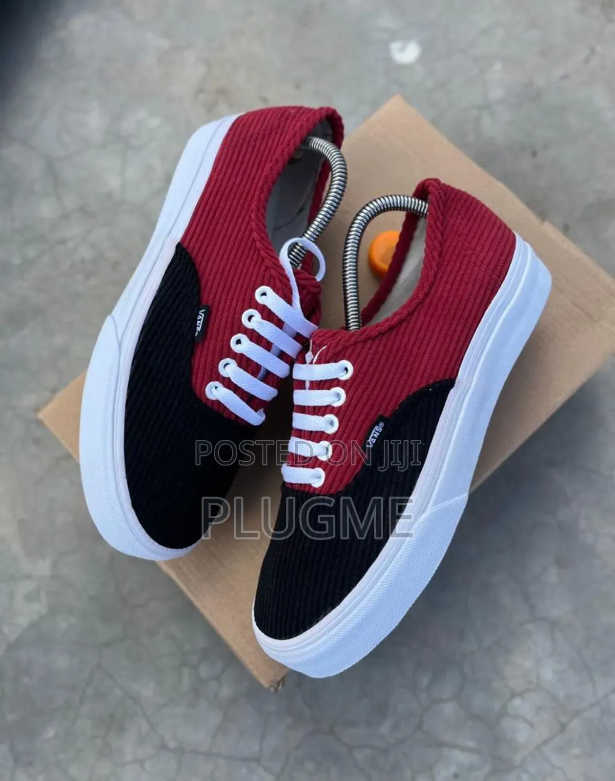 Corduroy Colored Guilted Off the Wall Vans Shoes