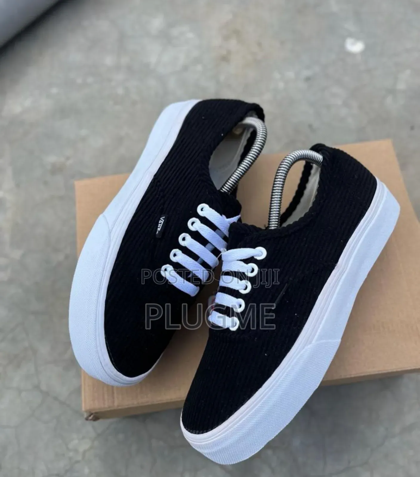Corduroy Colored Guilted Off the Wall Vans Shoes