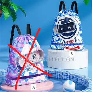 Kids Swimming Bags With Goggles  Slot and Shoe Compartment