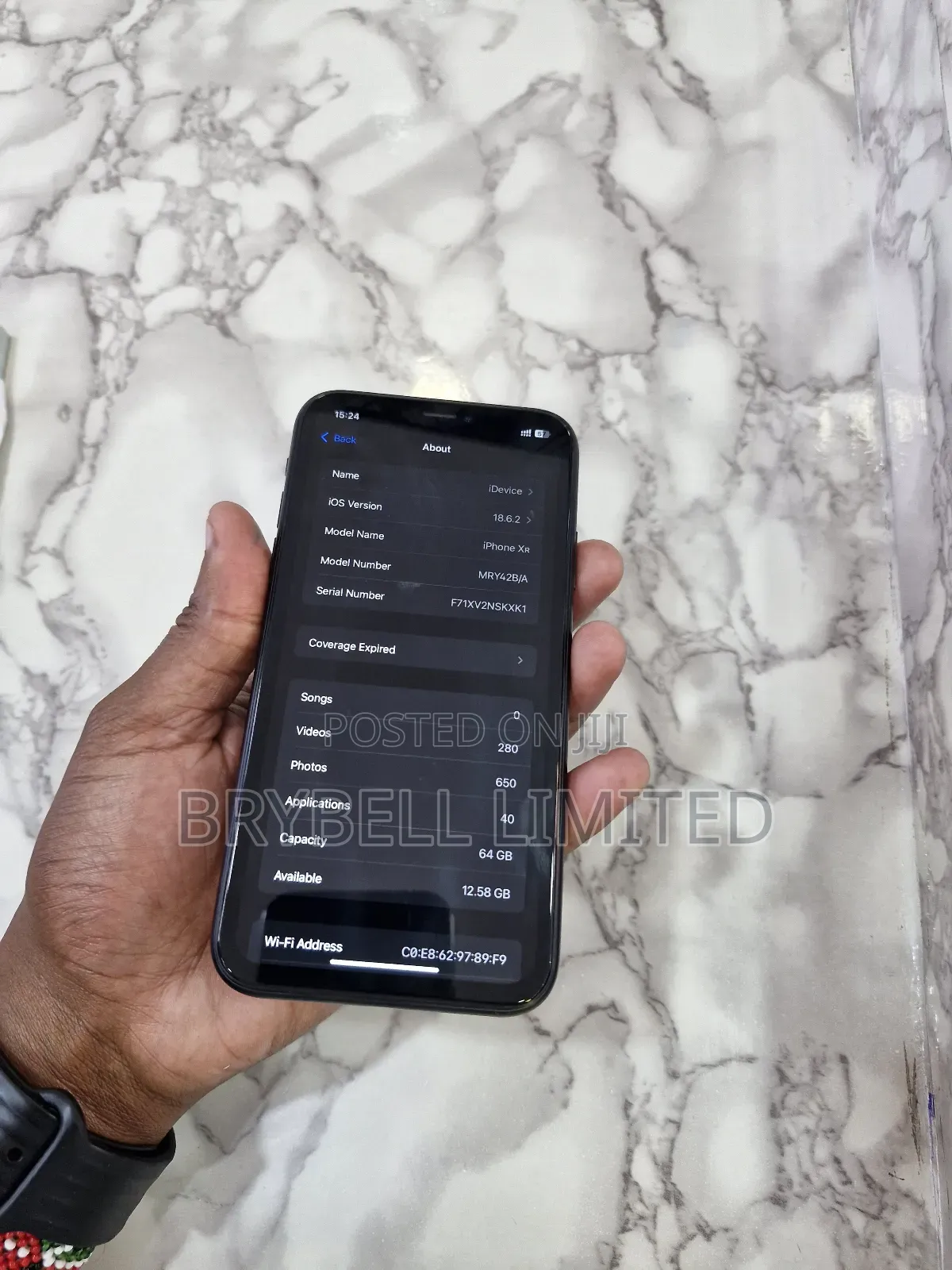 Apple iPhone XR 64 GB Black