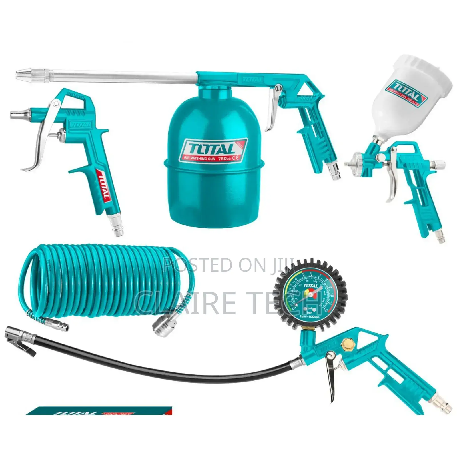 Total 5pc Air Tool Kit 
Tatk053