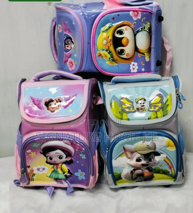 Cartoon Themed School Bag - main view