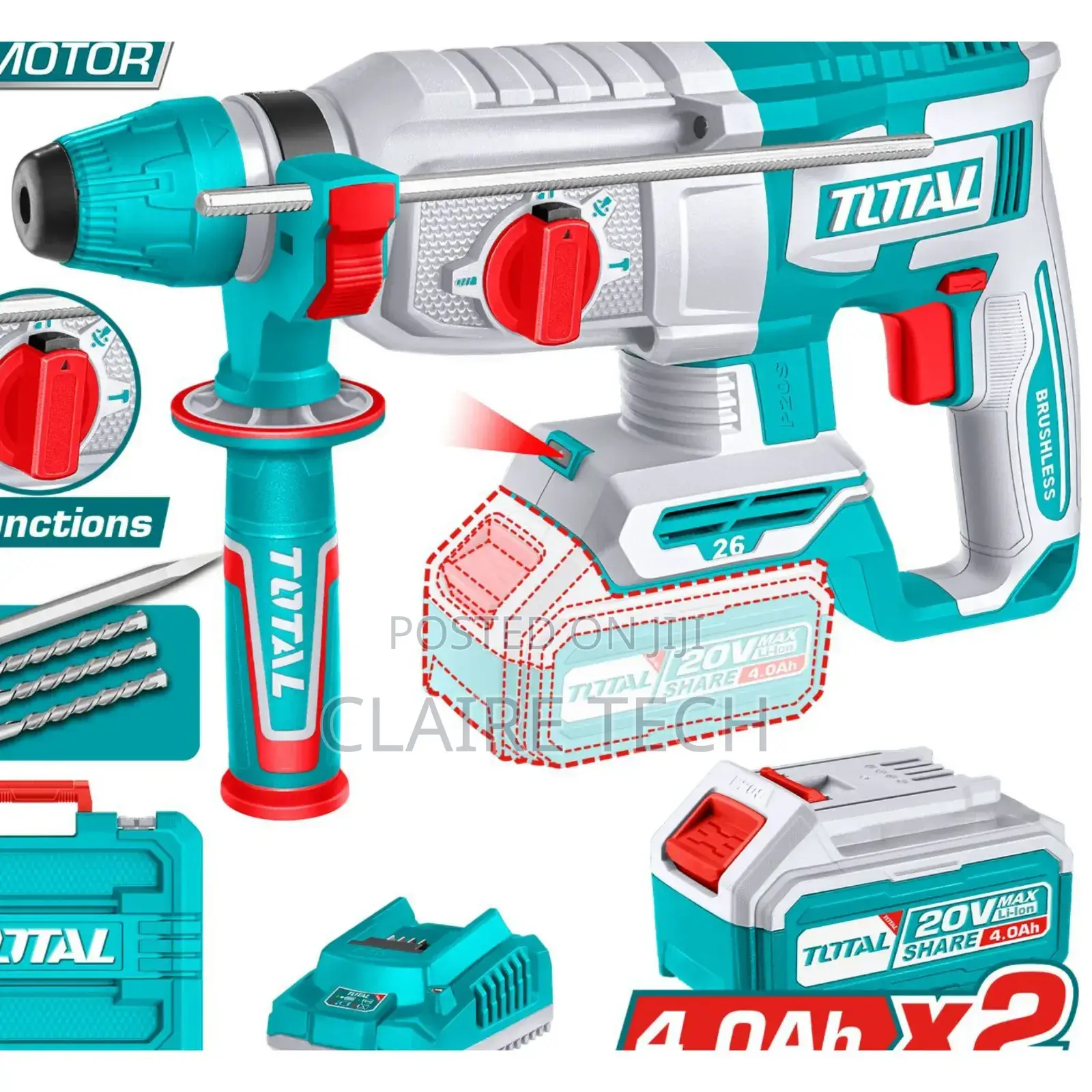 Total Cordless Rotary Hammer
Trhli202682