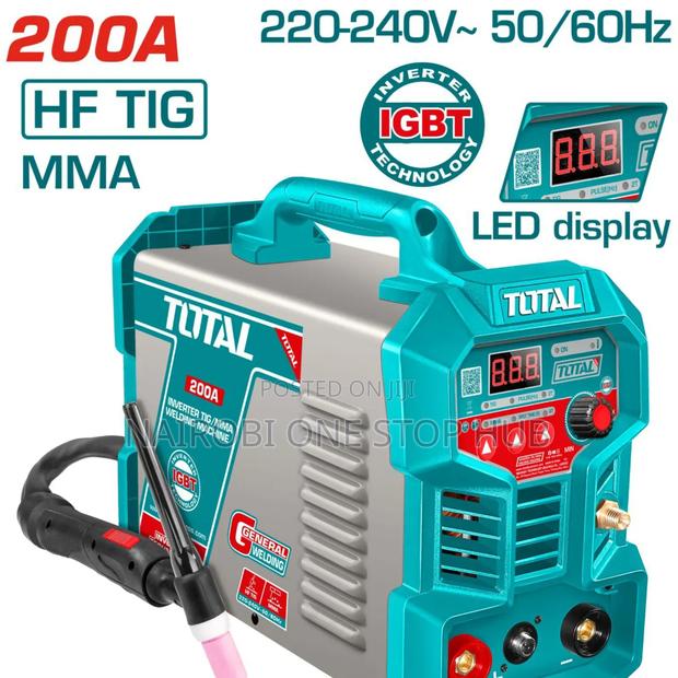 Total Tig/Mma 200a Welding Machine
Tig20058