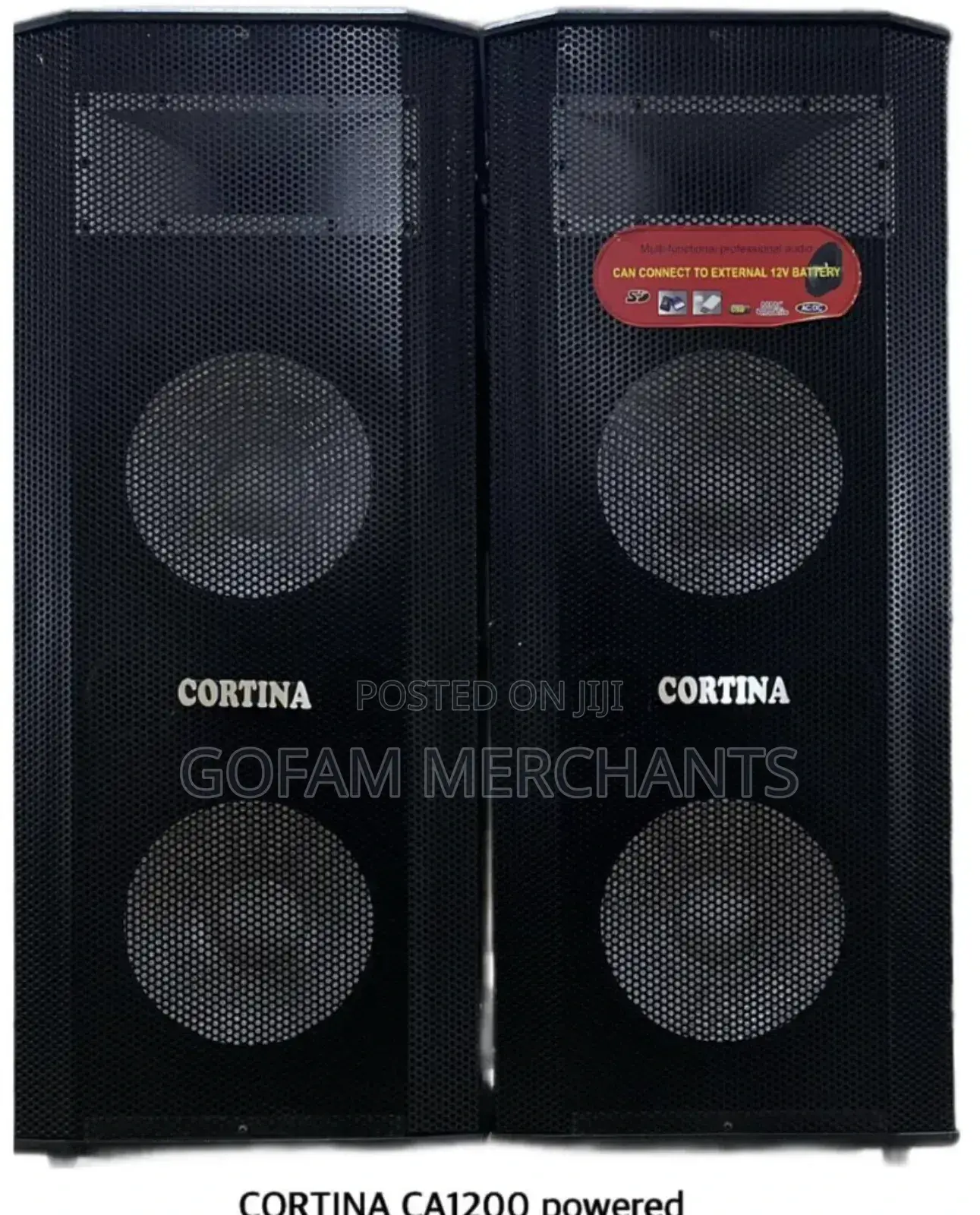 Cortina Ca-1200 Professional Speaker System Set
