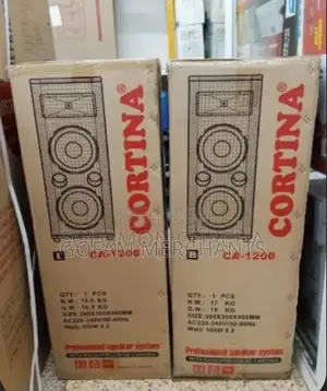 Cortina Ca-1200 Professional Speaker System Set