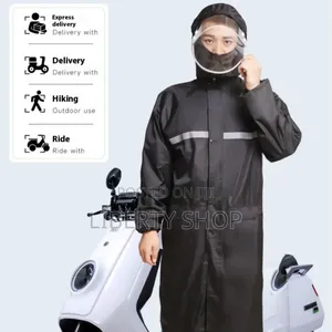 Heavy Duty Raincoat With Head Caps