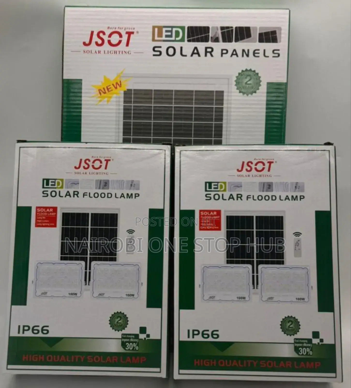 Ip66 Jsot Solar Flood Lamp 100w