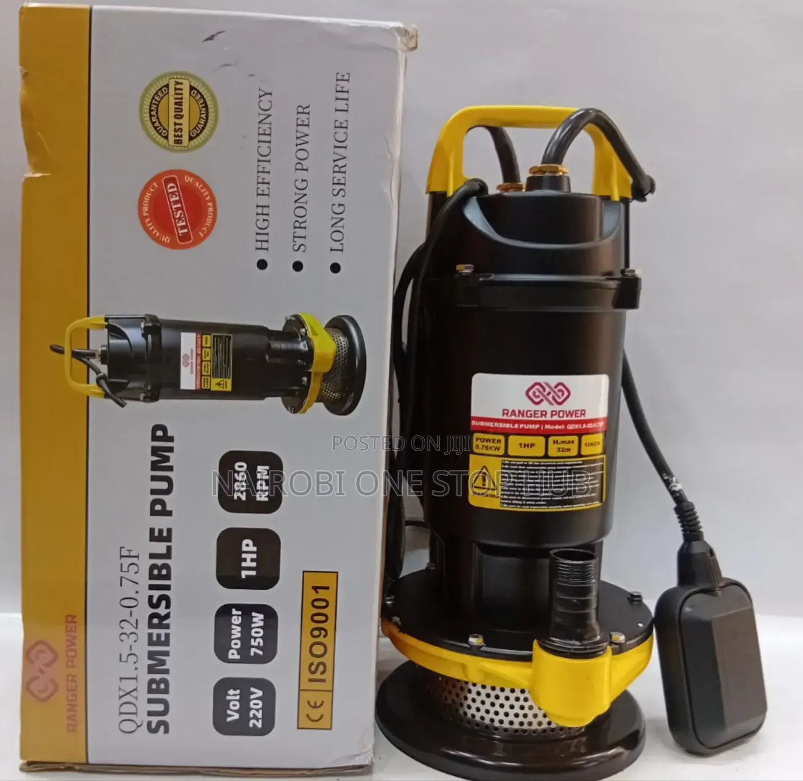 1.0hp Submersible Water Pump