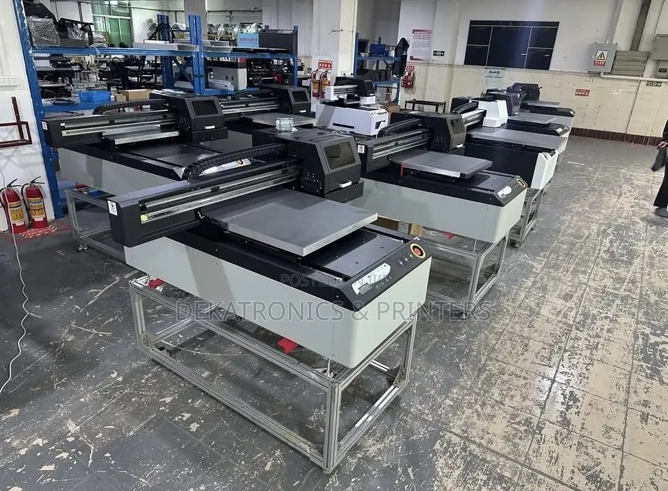 Desktop 6090 Uv Flatbed Printer With 3pcs Xp600 Heads