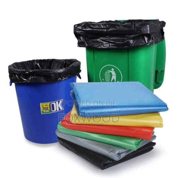 *50 Pieces Coloured Trash Garbage Bags