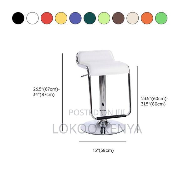 Barstool : Office Barstool With Adjustable Height - thumbnail 2