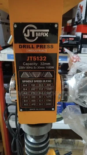 Jtmax Heavy Duty Drill Press 32mm Electric Driven