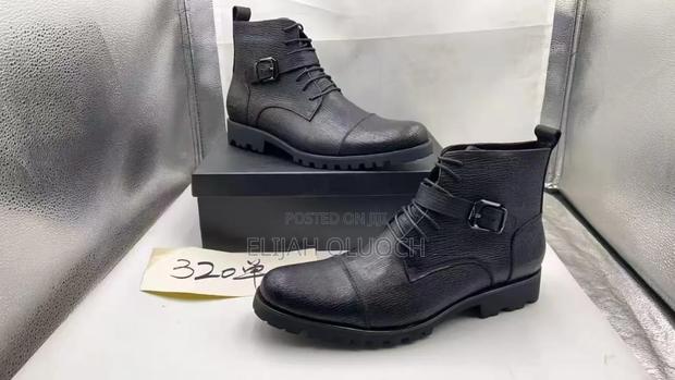 Men Leather Official Boots - main view