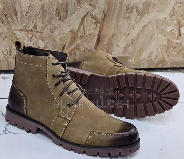 Men Leather Official Boots - thumbnail 4