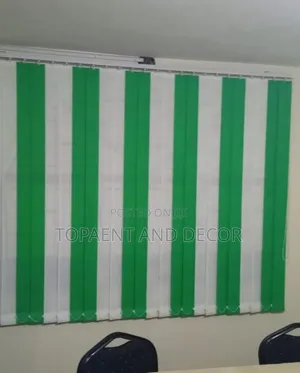 Classic Vertical Office Window Blinds Installation