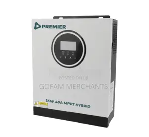Premier 1kw Hybrid Inverter 12v With Inbuilt 40 Ah MPPT