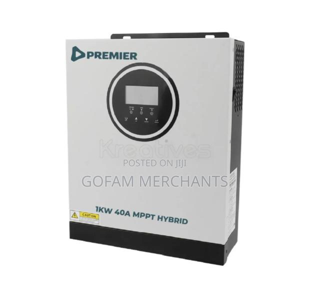 Premier 1kw Hybrid Inverter 12v With Inbuilt 40 Ah MPPT
