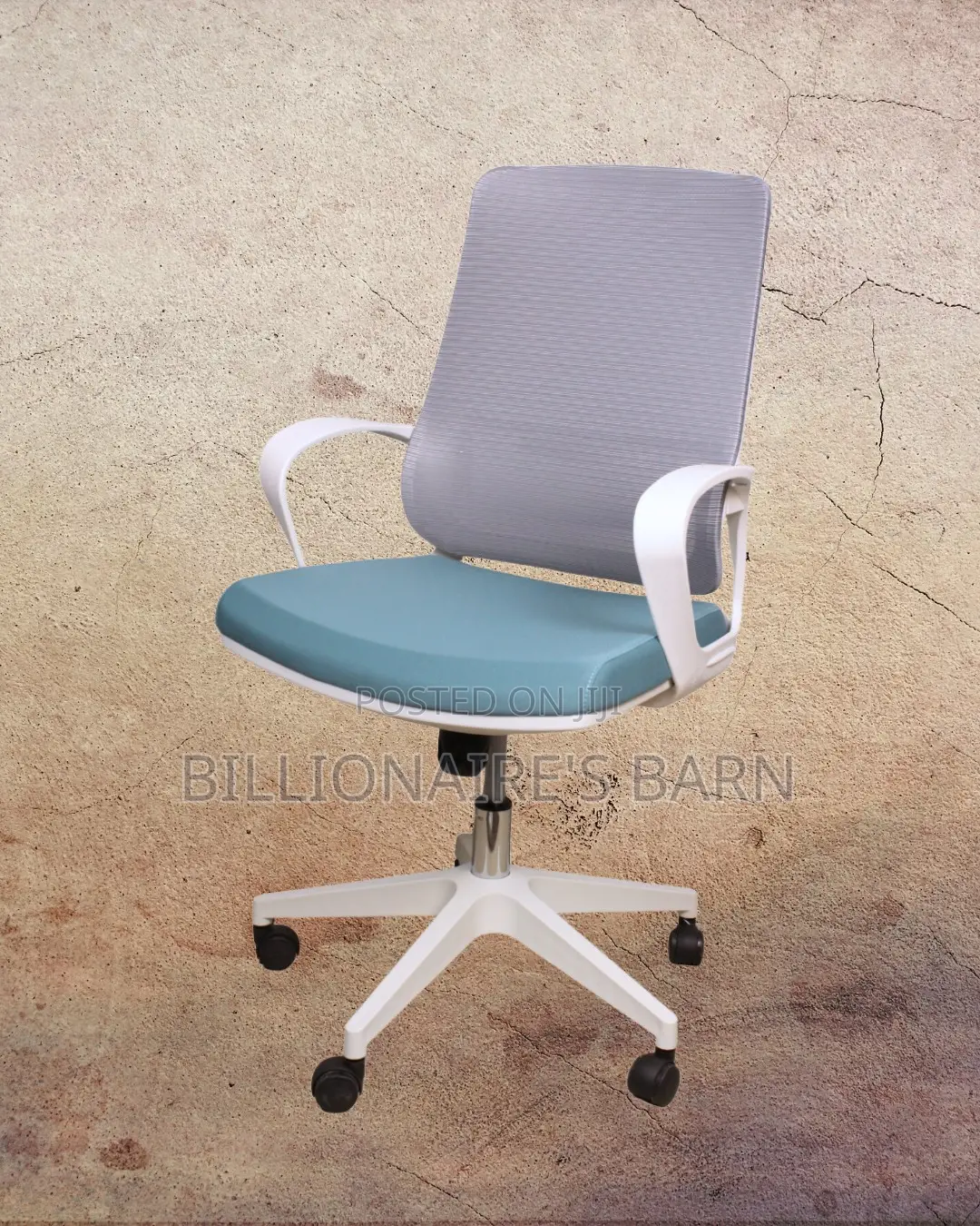 White Ergonomic Mesh Office Chair (High-Back) — Limited Stock