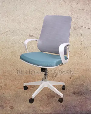 White Ergonomic Mesh Office Chair (High-Back) — Limited Stock