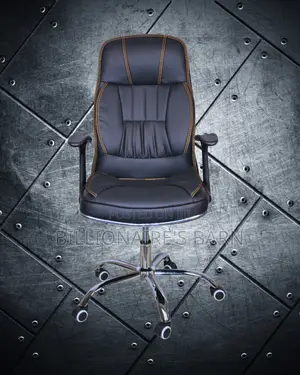 Executive Leather Office Chair | Adjustable Steel Frame