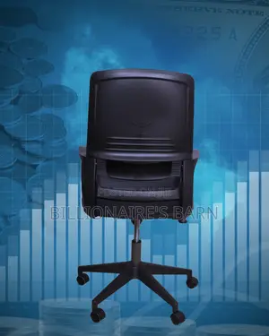 Black Ergonomic Mesh Office Chair (Comfy) — Restocked!