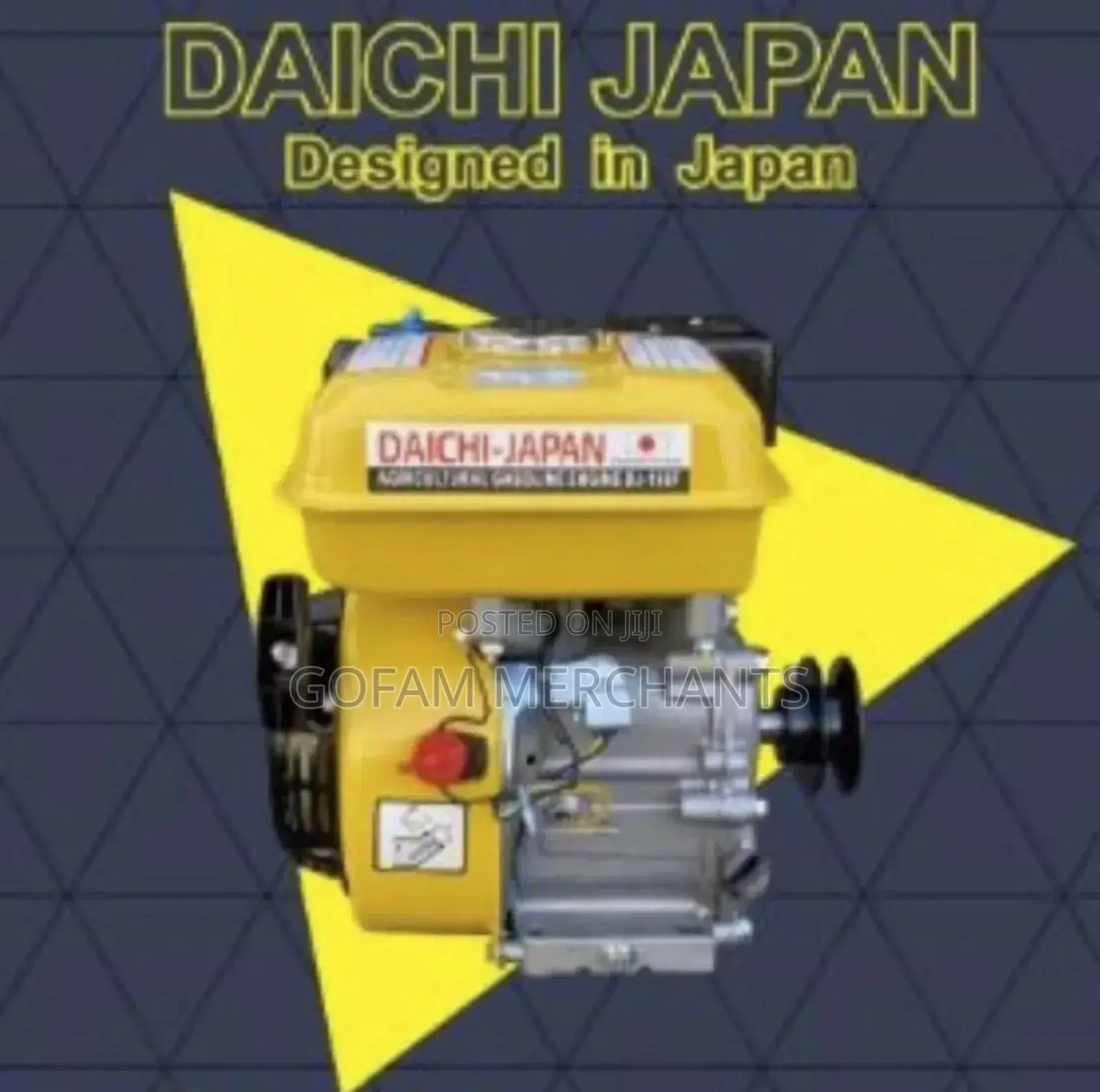 Daichi 7.5hp Petrol Engine With Pulley