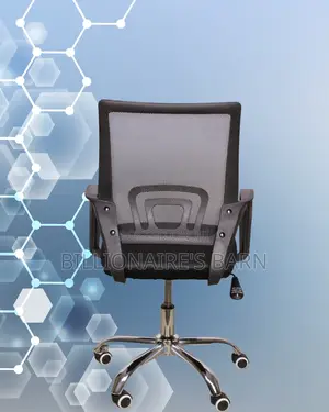 Plush Secretarial Mesh Office Chair | Lumbar Support