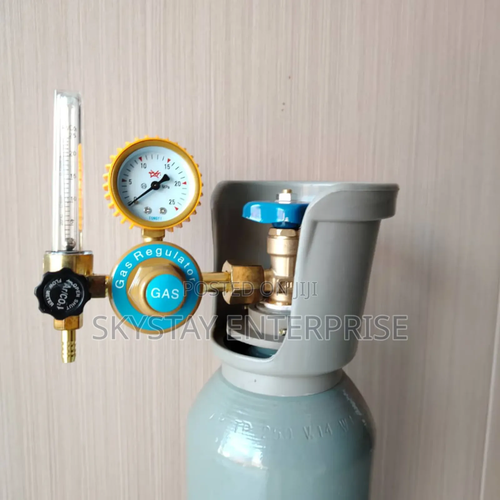 Argon/Mig/Co2 14l Gas Cylinder+Regulator+2m Pipe