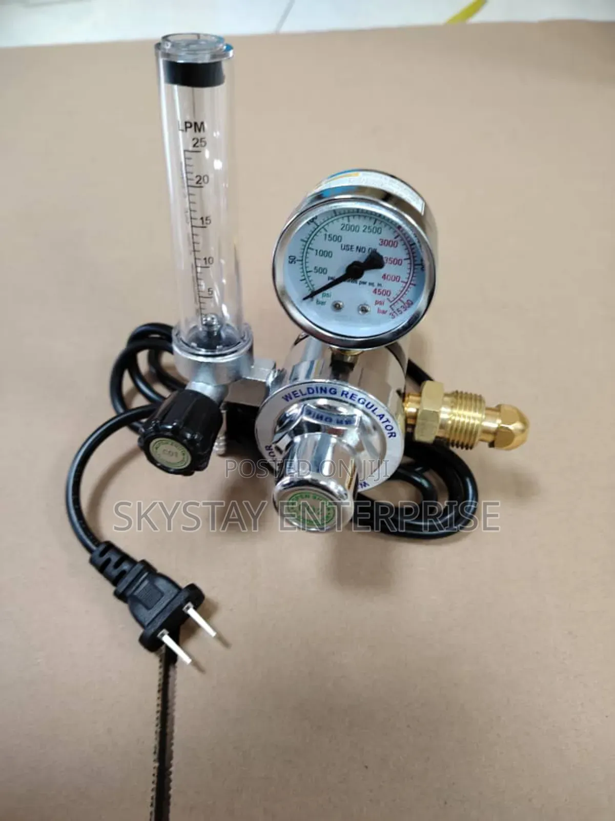 Argon/Mig/Co2 14l Gas Cylinder+Regulator+2m Pipe