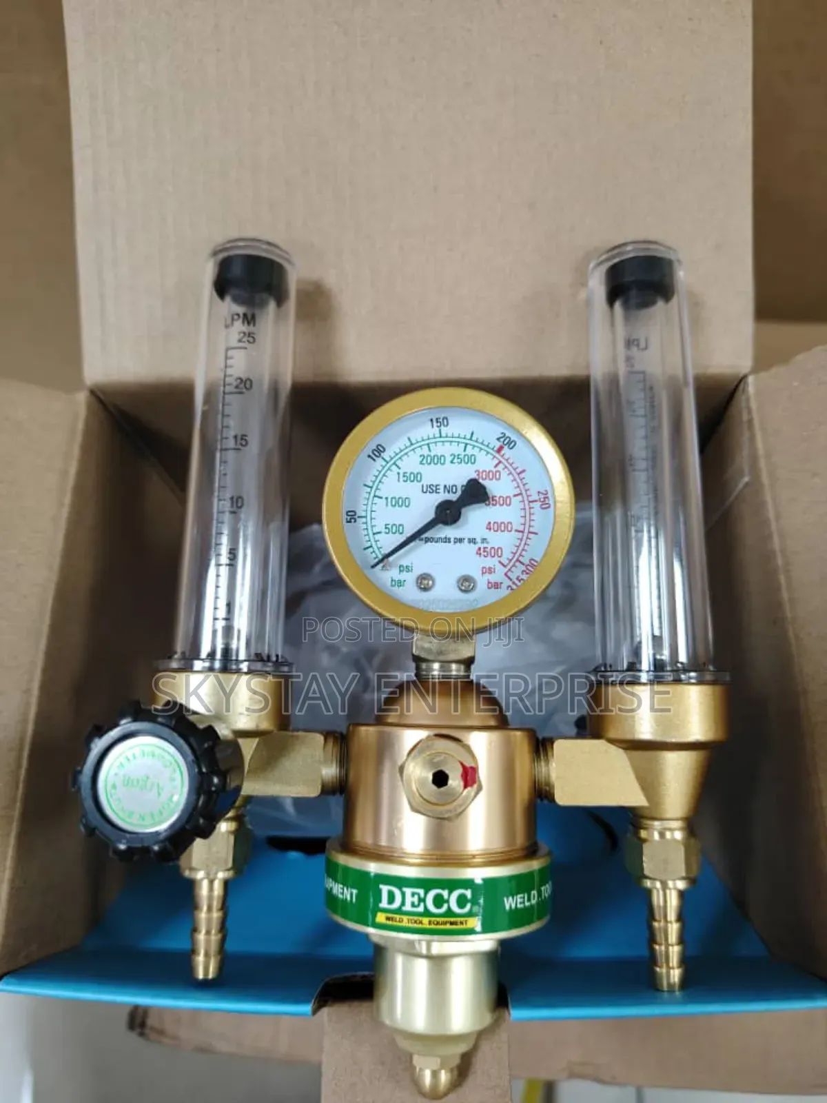 Argon/Mig/Co2 14l Gas Cylinder+Regulator+2m Pipe