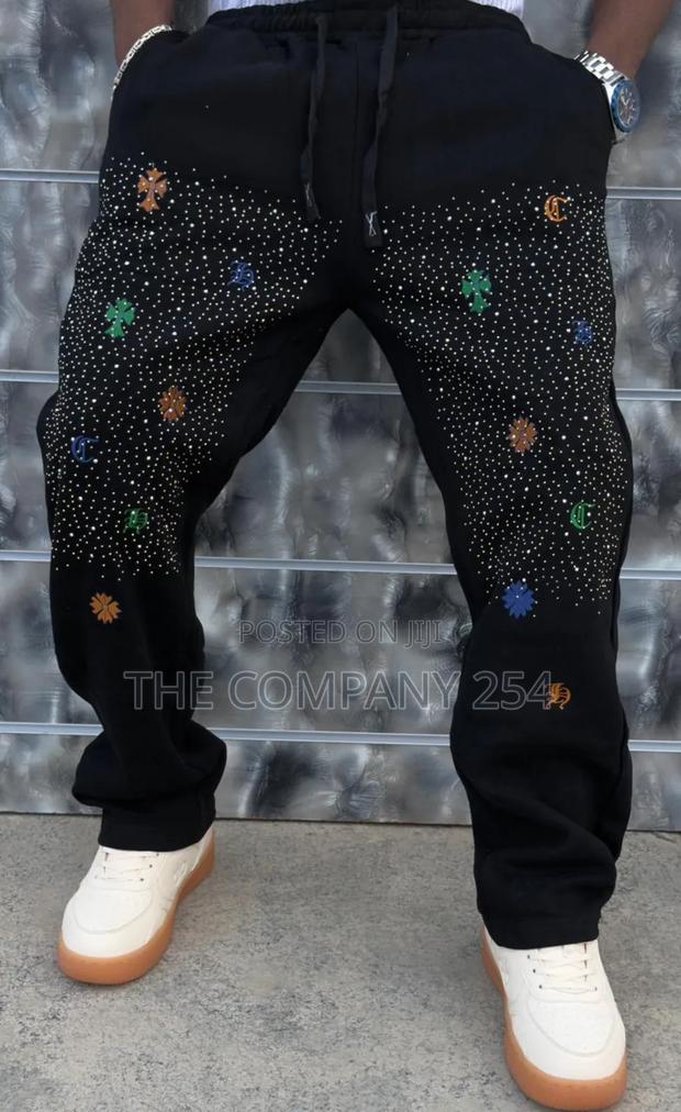Quality Designer Casual Free Sized Baggy Unit Sweapants - thumbnail 3