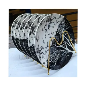 Beautiful Ceramic Tree Plates,Per Set of 6 PCS