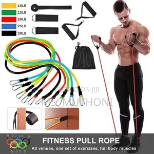 11 Piece Crossfit Resistance Bands Set