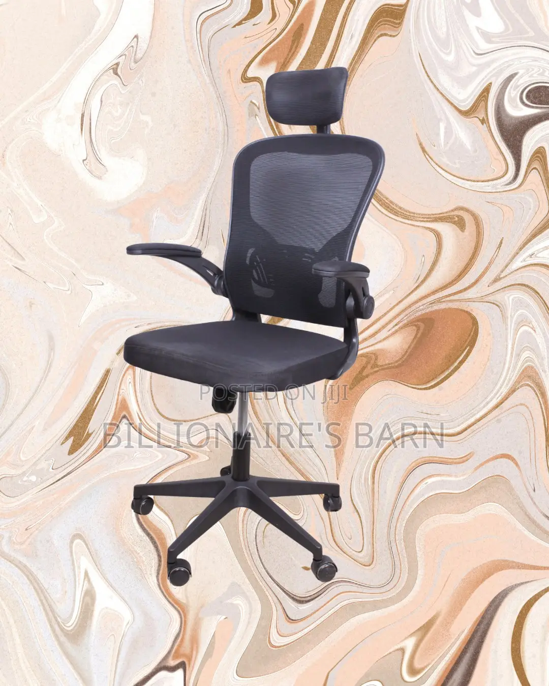 Grey Ergonomic Office Chair (Breathable) — Restocked!