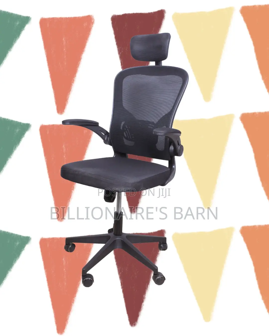 Grey Ergonomic Office Chair | Best-Seller Swivel Base
