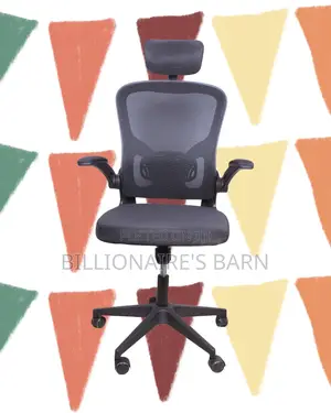 Grey Ergonomic Office Chair | Best-Seller Swivel Base